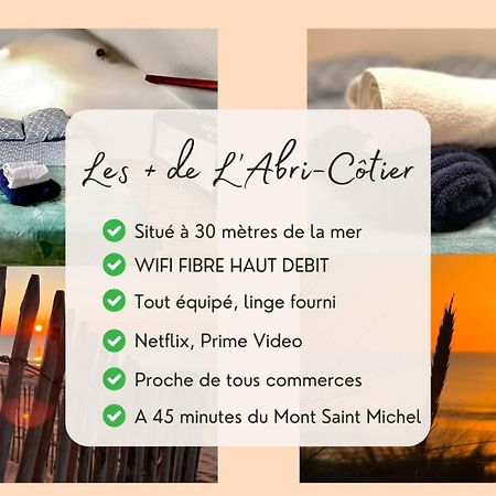 L'Abri-Cotier A 30 Metres De La Mer Annoville 外观 照片